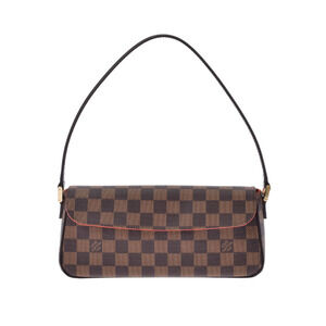 LOUIS VUITTON Damier Recoleta Brown Leather Handbag